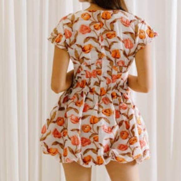 Paige Tulip Embroidered Mini Dress - Picture 2 of 2